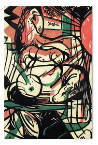 Quadro famoso Franz Marc - The Birth of the Horse