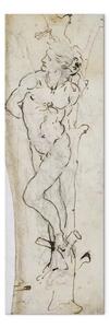 Quadro famoso Leonardo da Vinci - Studio di San Sebastiano