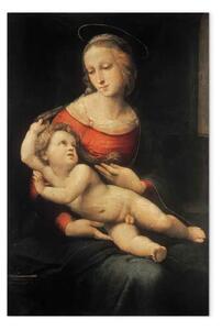 Riproduzione Rafael Santi - Maria con Gesù Bambino