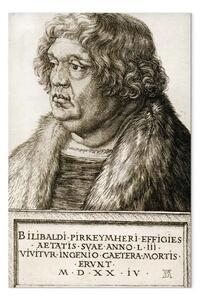 Riproduzione Albrecht Dürer - Ritratto di Pirckheimer, v. A. Dürer