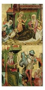 Quadro famoso Master Bertram - Natività della Vergine e Strage degli Innocenti, dall'Altare di Buxtehude