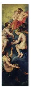 Quadro famoso Peter Paul Rubens - Il ciclo dei Medici: i tre destini che predicono il futuro di Maria de' Medici