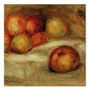 Riproduzione Pierre-Auguste Renoir - Natura morta con mele