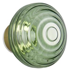 Lampada da parete LED verde in vetro con ricarica USB ø 15,5 cm Earl – Reality