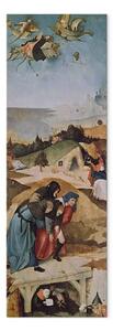 Riproduzione quadro Hieronymus Bosch - Ala sinistra del Trittico della Tentazione di Sant'Antonio (olio su tavola)