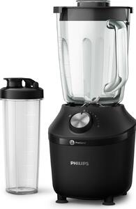 Philips Frullatore con Bicchiere Capacit 2 Litri Potenza 600W colore Nero serie 3000 ProBlend Crush Tech - HR2291/41