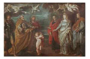 Riproduzione Peter Paul Rubens - San Gregorio con i martiri Mauro, Papiano, Domitilla, Nereo e Achilleo