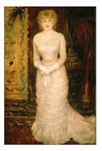 Riproduzione quadro Pierre-Auguste Renoir - Ritratto dell'attrice Jeanne Samary