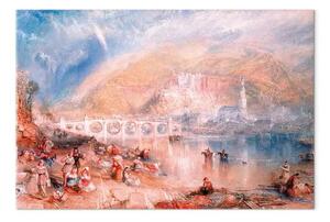 Riproduzione quadro William Turner - Heidelberg con un arcobaleno