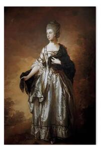 Riproduzione Thomas Gainsborough - Isabella Viscontessa Molyneux, spätere Contessa di Sefton