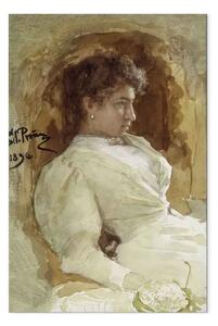 Riproduzione quadro Ilya Repin - Bildnis Vera Repina