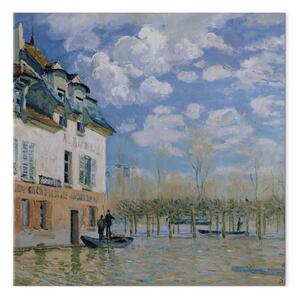 Quadro famoso Alfred Sisley - La barca nel diluvio, Port-Marly