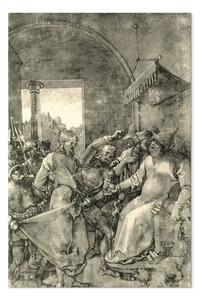 Quadro famoso Albrecht Dürer - Cristo davanti a Caifa
