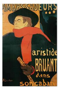 Quadro famoso Henri de Toulouse-Lautrec - Ambasciatori: Aristide Bruant
