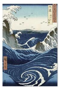 Quadro famoso Utagawa Hiroshige - The Whirlpool of Naruto