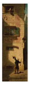 Riproduzione quadro Carl Spitzweg - Il musicista mendicante