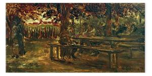 Quadro famoso Max Liebermann - Birreria all'aperto a Etzenhausen