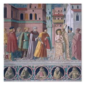 Riproduzione Benozzo Gozzoli - San Francesco d'Assisi rinuncia al padre