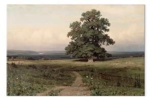 Quadro famoso Ivan Ivanovich Shishkin - Sorgeva su una brughiera desolata