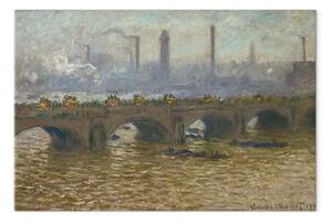 Riproduzione Claude Monet - Waterloo Bridge, temps gris