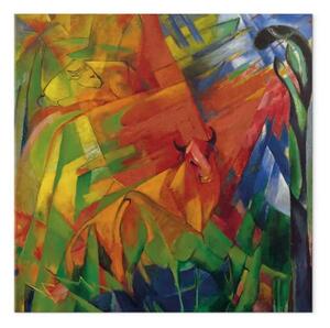 Riproduzione quadro Franz Marc - Immagine con bestiame II
