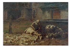 Quadro famoso Giovanni Segantini - Il reddito del pastore