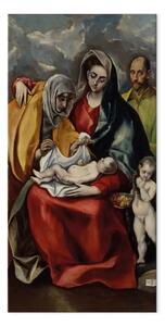 Riproduzione quadro El Greco - La Sacra Famiglia con Santa Elisabetta (o Anna) e il fanciullo San Giovanni