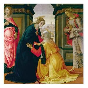Riproduzione quadro Domenico Ghirlandaio - La Visitazione