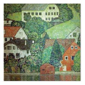 Riproduzione Gustav Klimt - Case a Unterach am Attersee