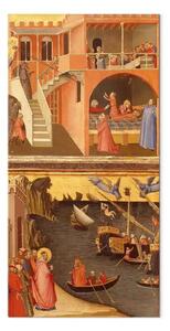 Riproduzione Ambrogio Lorenzetti - Due scene della vita di San Nicola