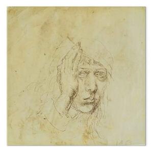 Riproduzione Albrecht Dürer - Autoritratto adolescente all'età di circa 20 anni
