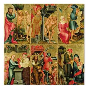 Riproduzione quadro Master Bertram - Ala destra dell'altare maggiore di San Pietro ad Amburgo, l'altare Grabower
