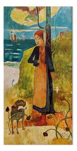 Riproduzione quadro Paul Gauguin - Ragazza bretone che gira (Giovanna d'Arco)