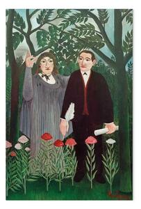 Riproduzione quadro Henri Rousseau - La musa ispiratrice del poeta