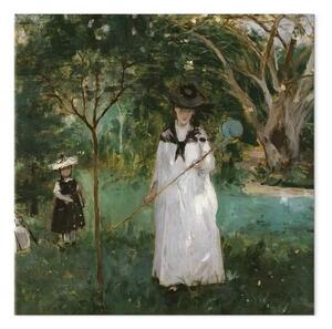 Riproduzione Berthe Morisot - Caccia alle farfalle