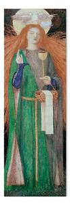 Riproduzione Dante Gabriel Rossetti - La Fanciulla del Santo Graal