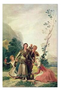 Quadro famoso Francisco Goya - La primavera o il venditore di fiori