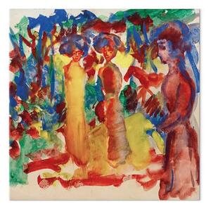 Riproduzione August Macke - Donne che camminano