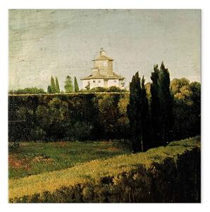 Quadro famoso Jean-Auguste-Dominique Ingres - Veduta di Villa Medici, Roma