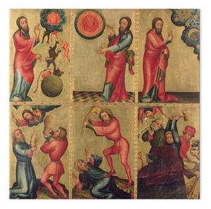 Riproduzione quadro Master Bertram - Ala sinistra dell'altare maggiore di San Pietro ad Amburgo, l'altare Grabower