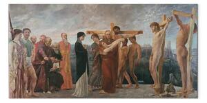 Riproduzione quadro Max Klinger - Crocifissione di Cristo