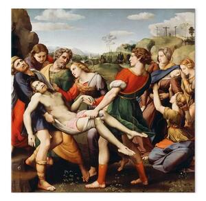 Riproduzione quadro Rafael Santi - La deposizione di Cristo