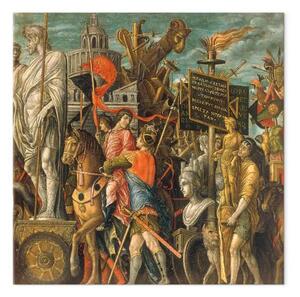 Riproduzione Andrea Mantegna - Trionfo di Cesare-Statue e armature riportate come bottino