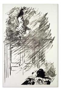 Riproduzione quadro Edouard Manet - Illustrazione per 'Il corvo', di Edgar Allen Poe