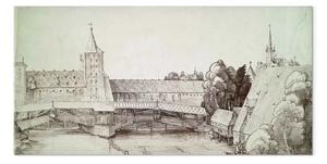 Quadro famoso Albrecht Dürer - Il pontile asciutto dell'Hallertor di Norimberga