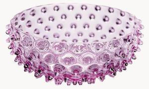 Ciotola da portata in vetro soffiato Hobnail