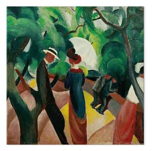 Quadro famoso August Macke - Camminare