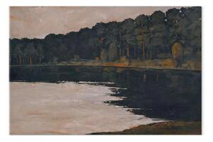Riproduzione Walter Leistikow - Der Grunewaldsee am Morgen