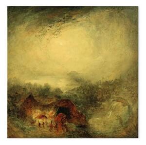 Quadro famoso William Turner - La sera del diluvio