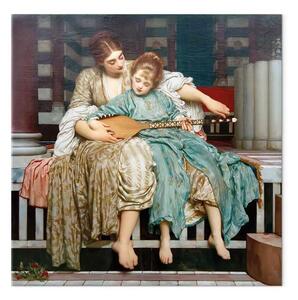 Quadro famoso Frederic Leighton - Lezione di musica